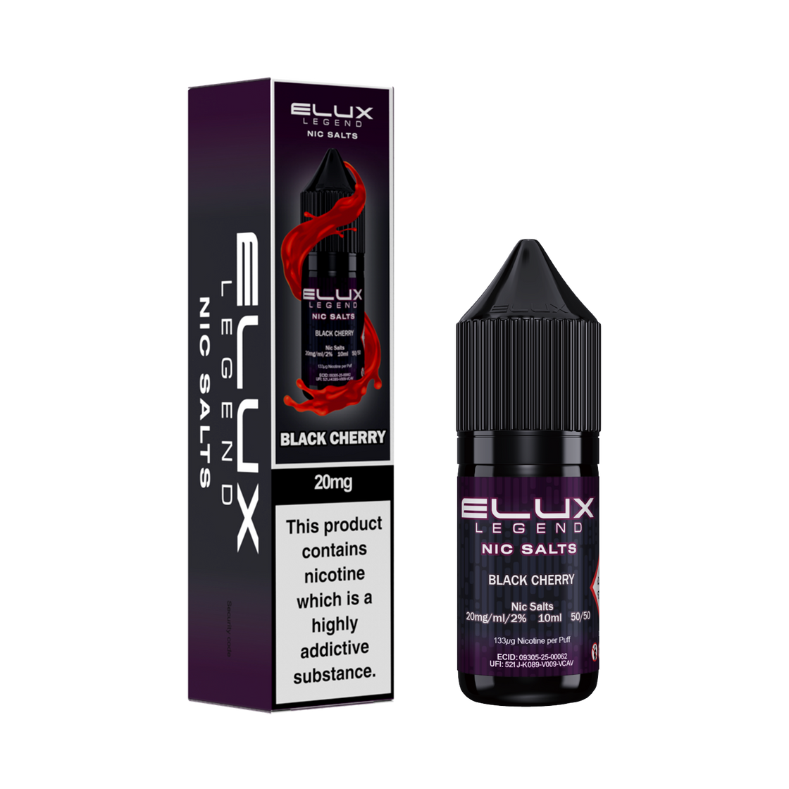 Elux Legend Nic Salts Box of 10