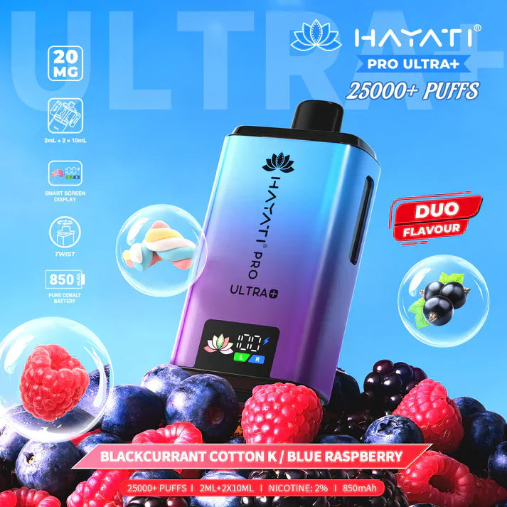 Hayati Pro Ultra Plus 25000 Prefilled Pod Kit  Blue Raspberry