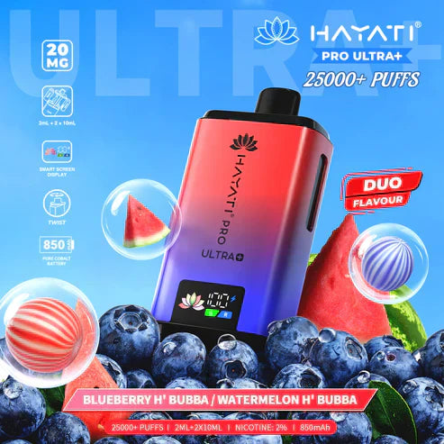 Hayati Pro Ultra Plus 25000 Prefilled Pod Kit  Watermelon On H'Bubba
