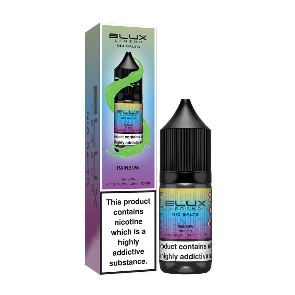 Elux Legend Nic Salt Rainbow Box of 10