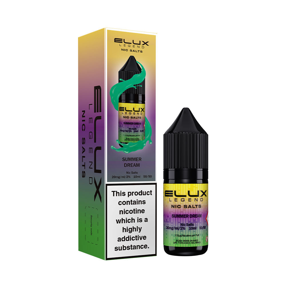 Elux Legend Nic Salt Summer Dream Box of 10