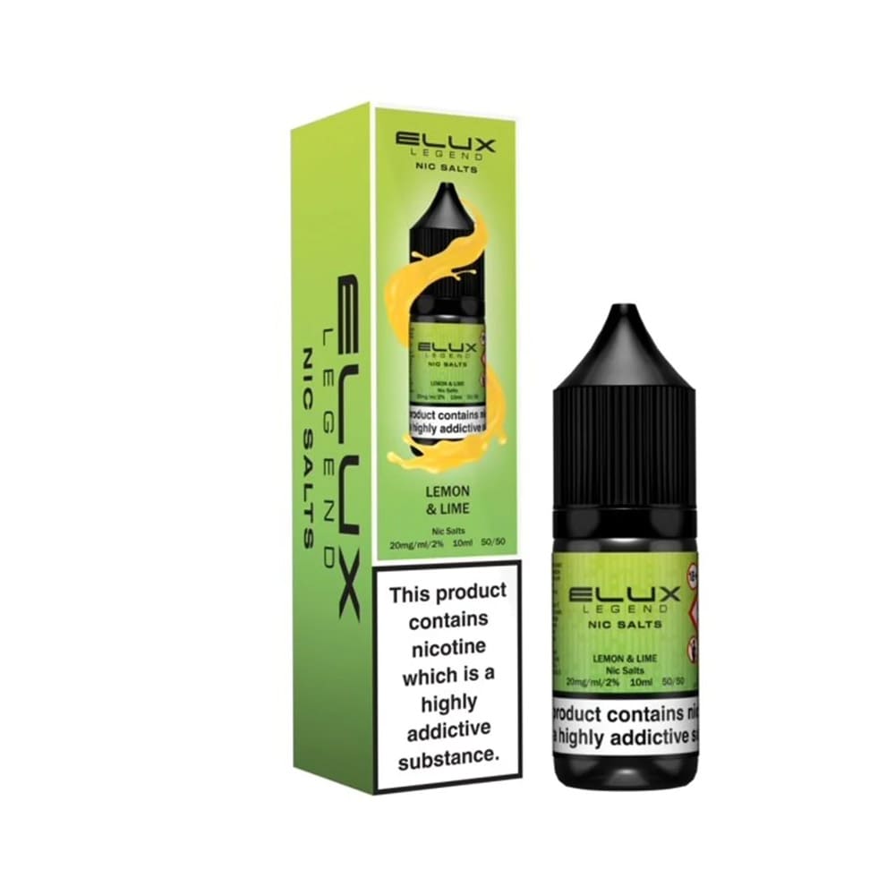 Elux Legend Nic Salt Lemon & Lime Box of 10