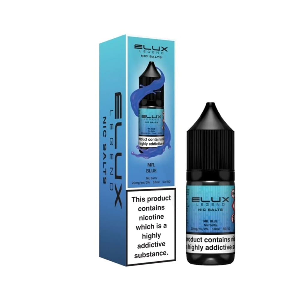 Elux Legend Nic Salt Mr Blue Box of 10