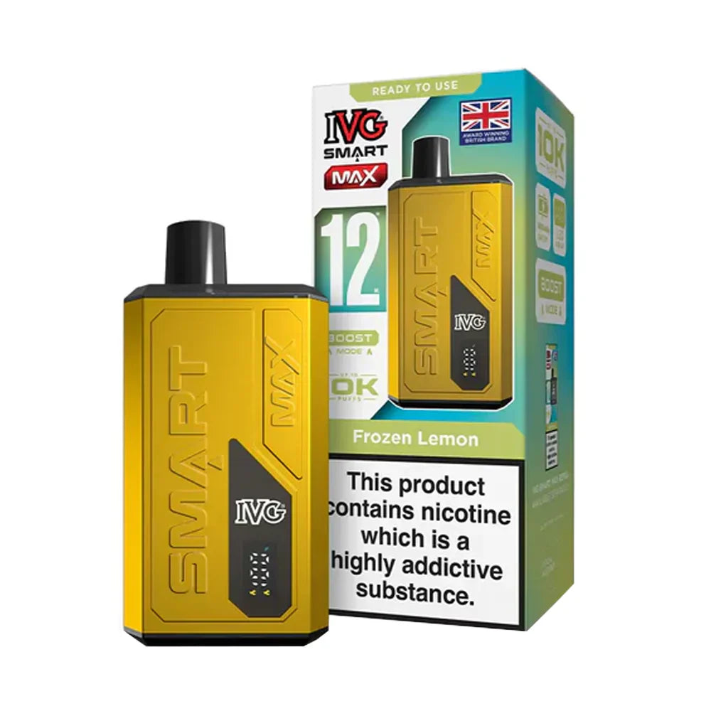 IVG Smart Max 10K Kit (Box of 5) - Frozen Lemon