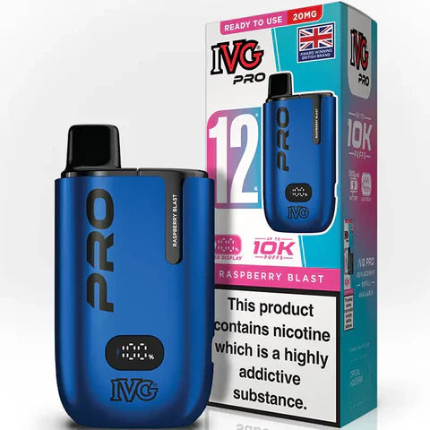 IVG Pro 12 Kit (Box of 5) - Raspberry Blast