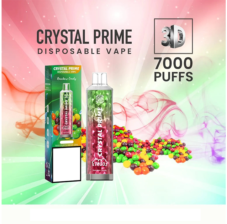 Crystal Prime 7000 Rainbow Candy Flavour