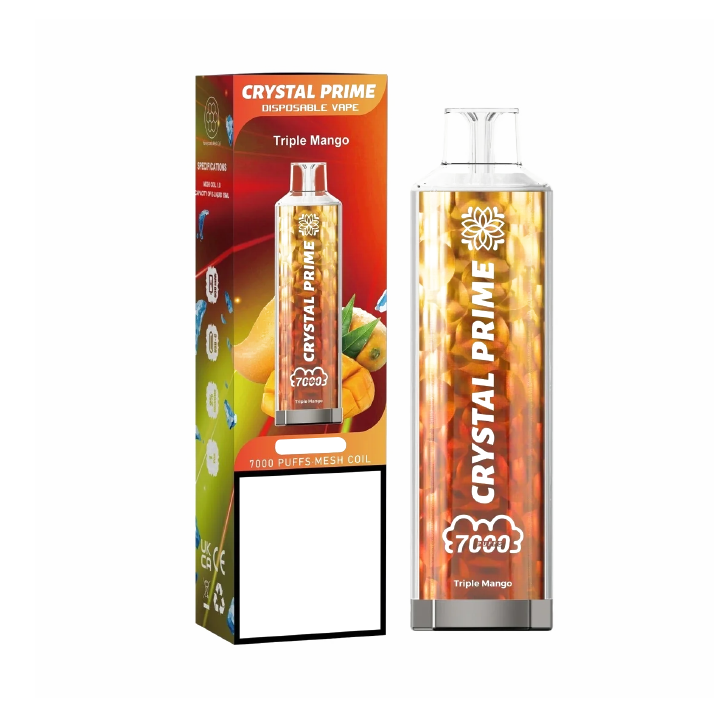 Crystal Prime 7000 Tripple Mango Flavour
