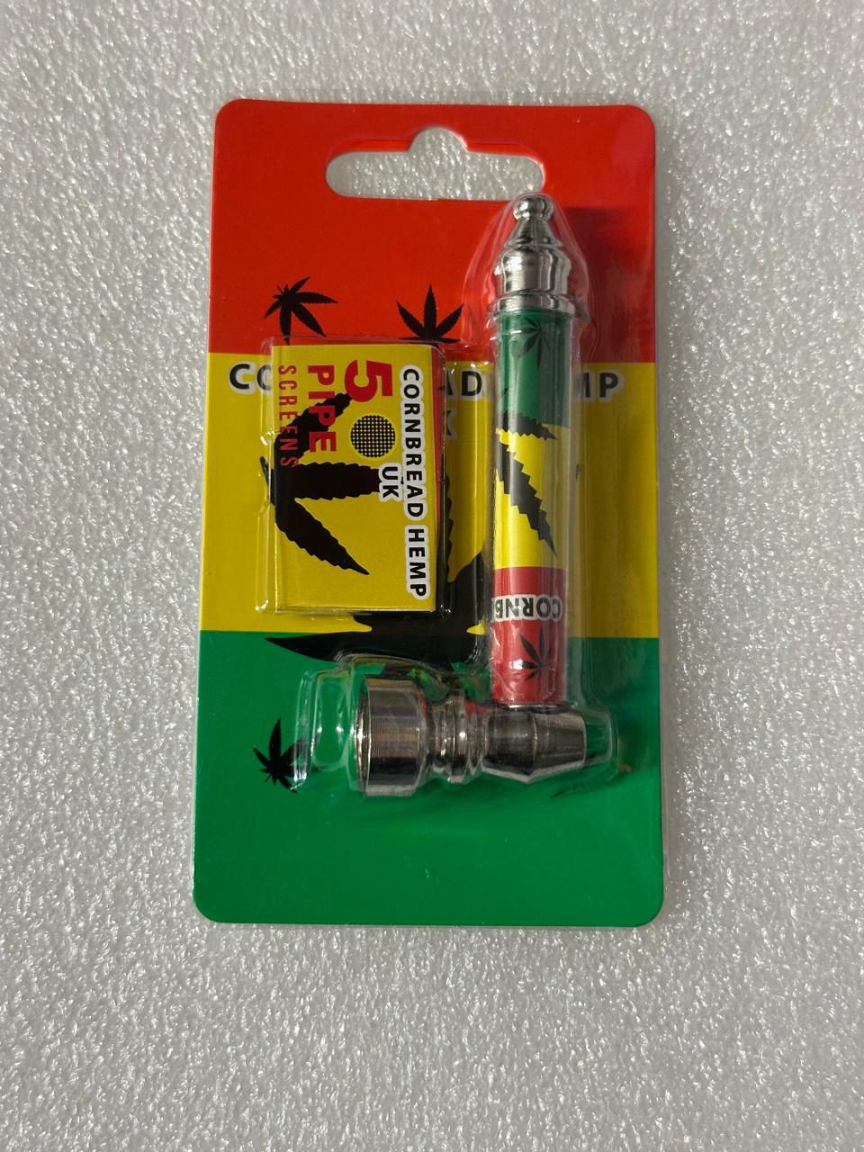 Metal pipe with papers (Box of 12)