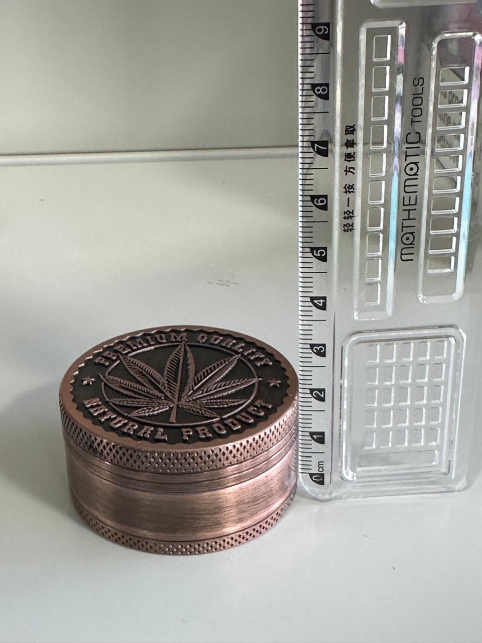 Metal Grinder Amsterdam Leaf (Box of 12)
