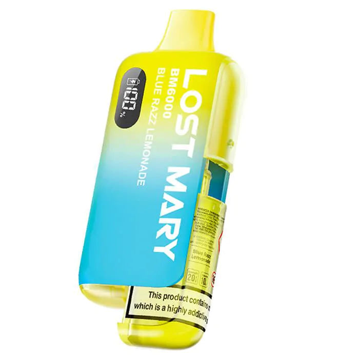 Lost Mary BM6000 Kit (Box of 5) - Blue Razz Lemonade