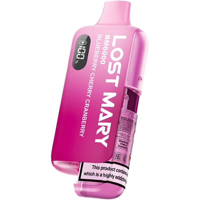 Lost Mary BM6000 Kit (Box of 5) - Blueberry Cherry Cranberry