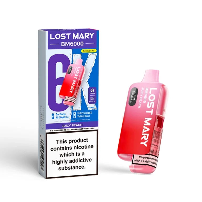 Lost Mary BM6000 Prefilled Vape Kit Box of 5