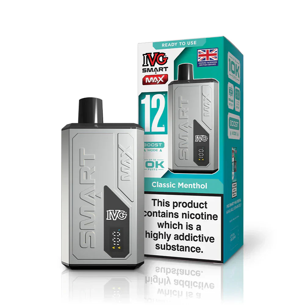 IVG Smart Max 10K Kit (Box of 5) - Classic Menthol