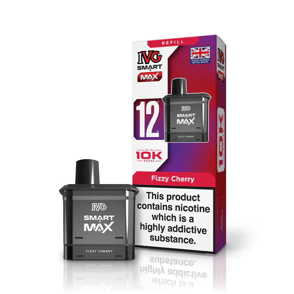 IVG Smart Max 10K Prefilled Pod Fizzy herry