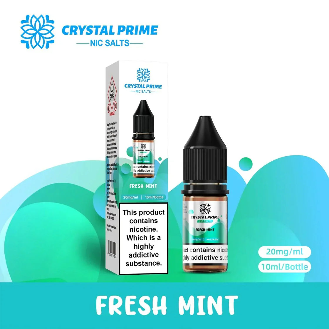 Crystal Prime Nic Salts Box of 10