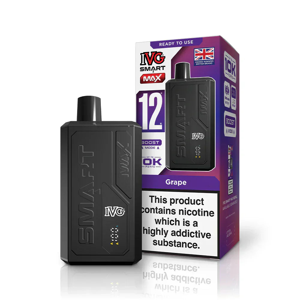 IVG Smart Max 10K Kit (Box of 5) - Grape