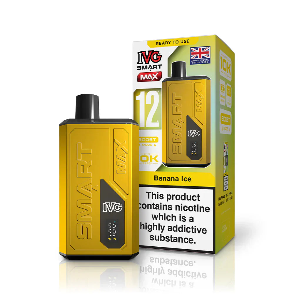 IVG Smart Max 10K Kit (Box of 5) - Banana Ice