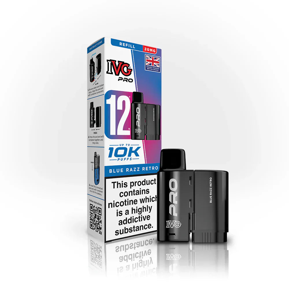 IVG Pro 12 Refill Pod Blue Razz Retro