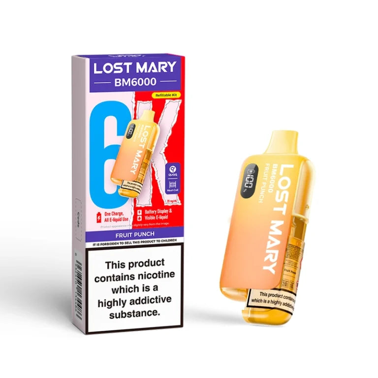 Lost Mary BM6000 Prefilled Vape Kit Box of 5