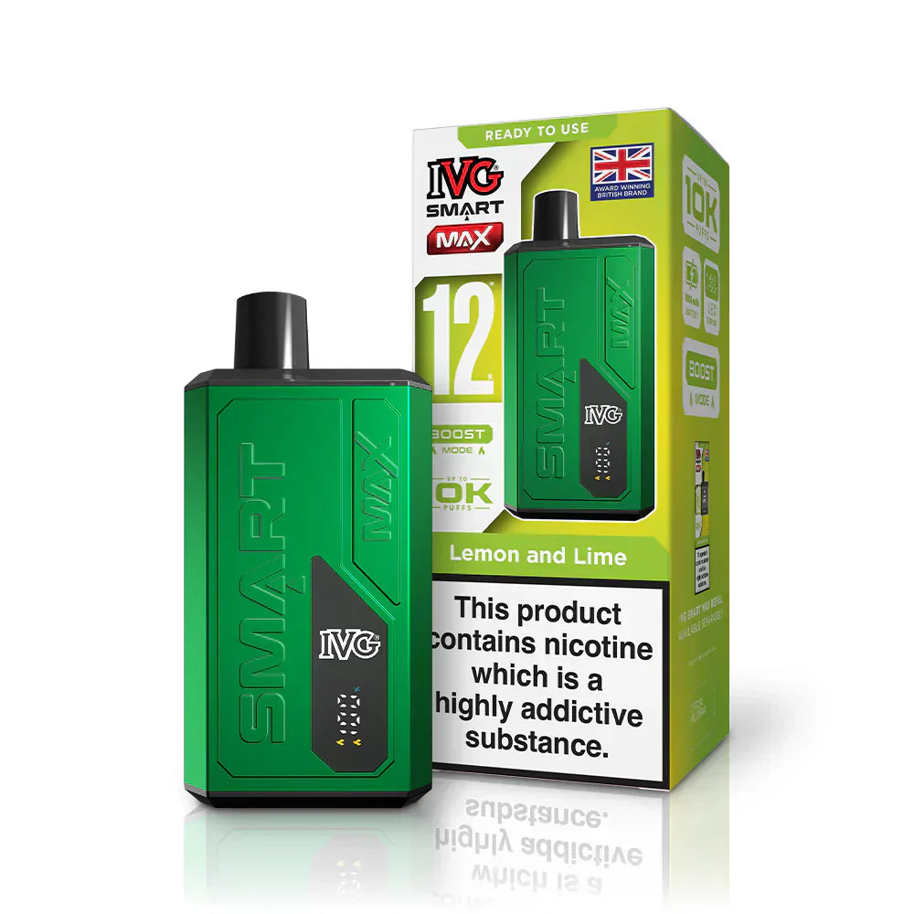 IVG Smart Max 10K Kit (Box of 5) - Lemon and Lime
