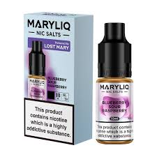 Maryliq Nic Salt Blueberry Sour Raspberry (Box of 10)