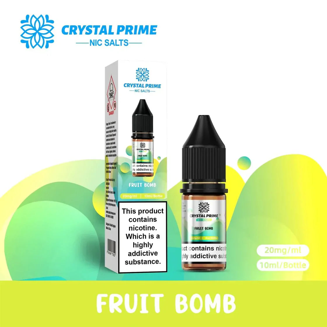 Crystal Prime Nic Salts Fruit Bomb (Box of 10)
