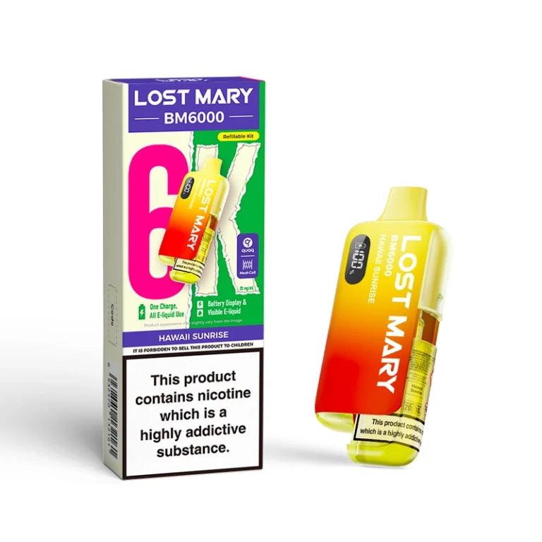 Lost Mary BM6000 Prefilled Vape Kit Box of 5
