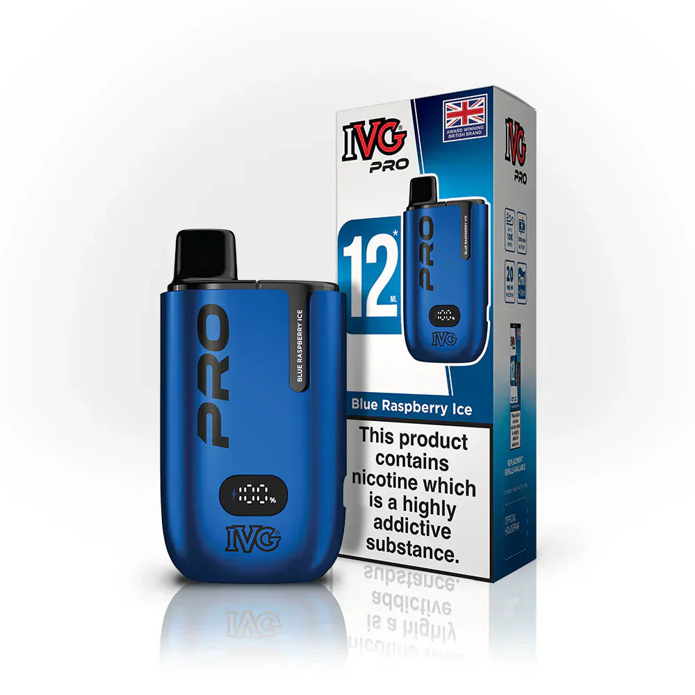 IVG Pro 12 Kit (Box of 5) - Blue Raspberry Ice