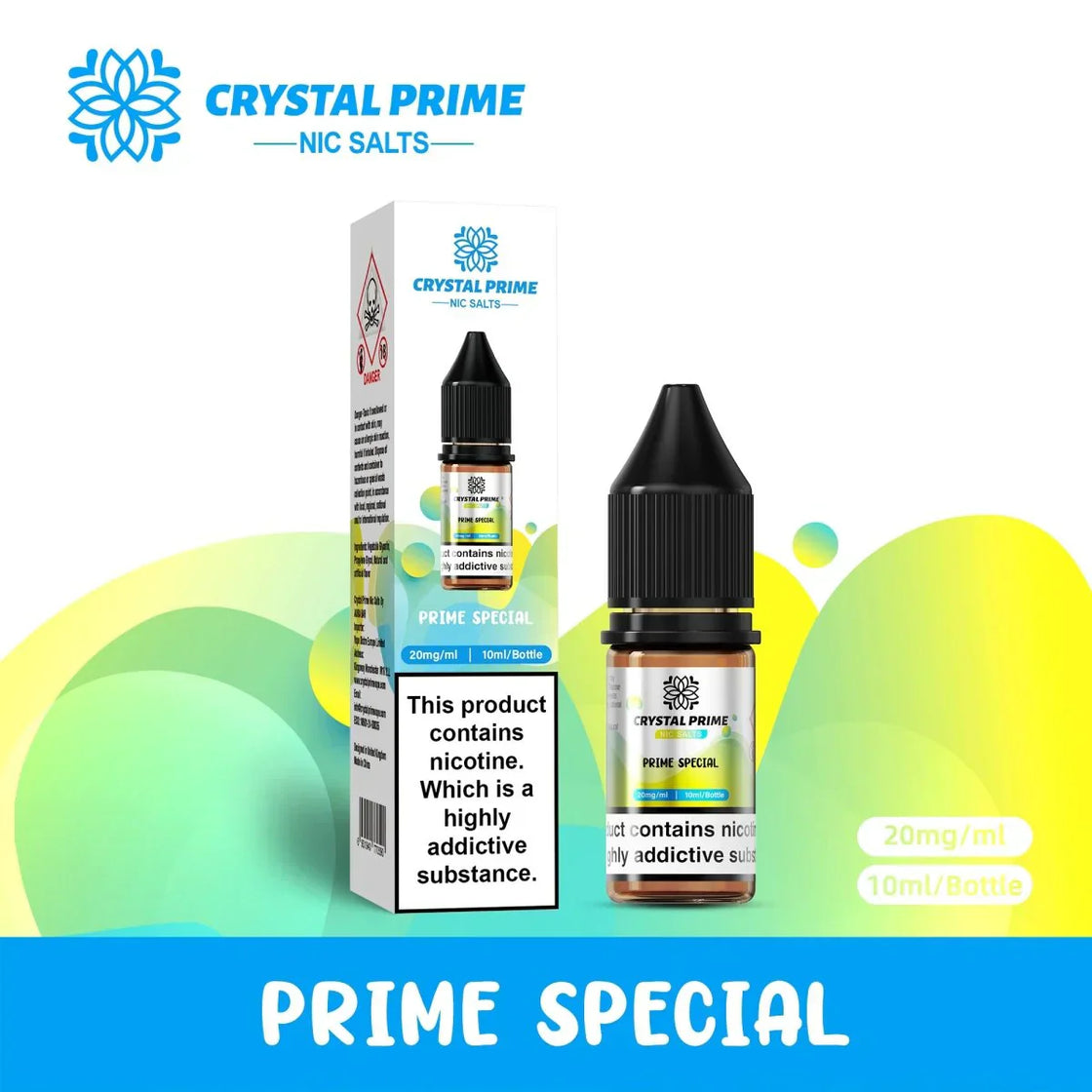 Crystal Prime Nic Salts Box of 10
