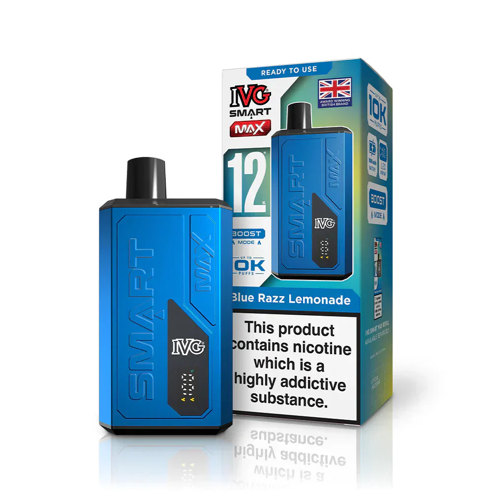 IVG Smart Max 10K Kit (Box of 5) - Blue Razz Lemonade
