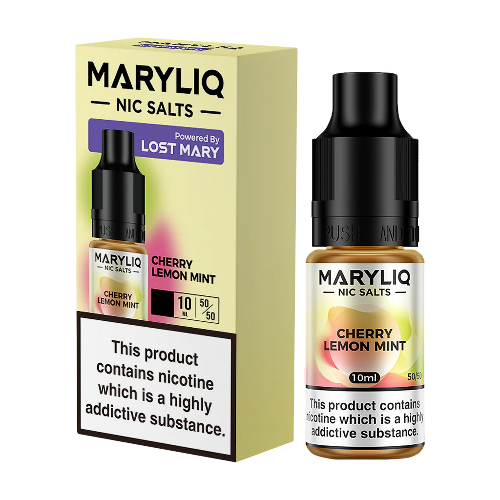 Maryliq Nic Salt Cherry Lemon Mint (Box of 10)