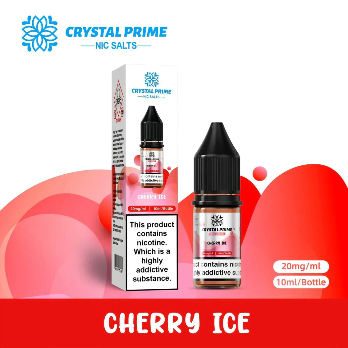 Crystal Prime Nic Salts Box of 10
