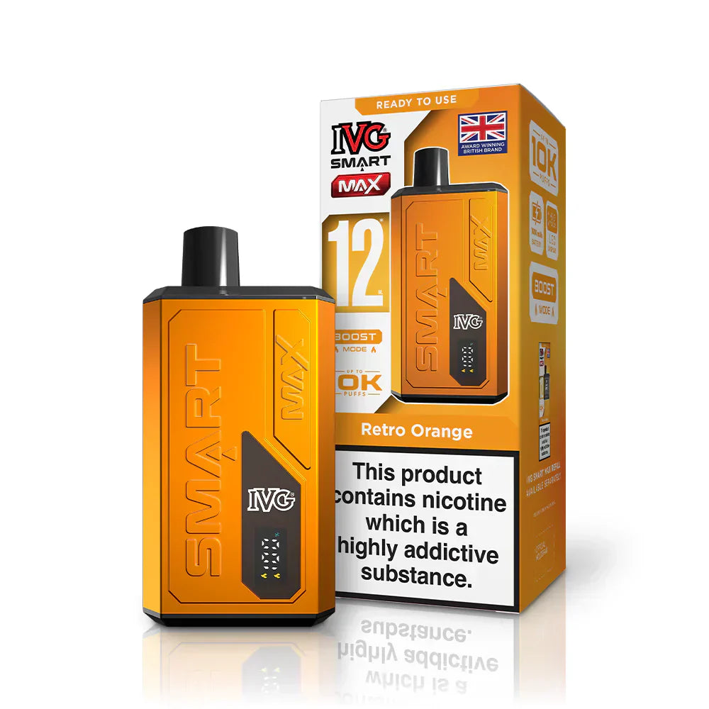IVG Smart Max 10K Kit (Box of 5) - Retro Orange