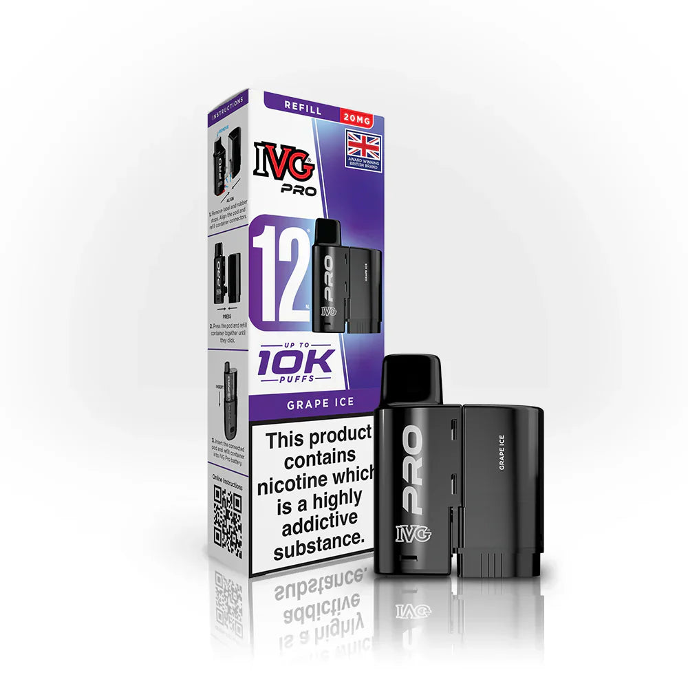 IVG Pro 12 Refill Pod Grape Ice