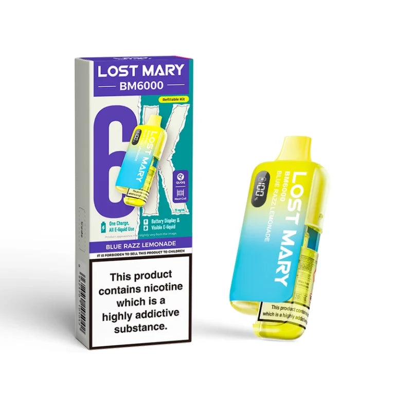 Lost Mary BM6000 Prefilled Vape Kit Box of 5