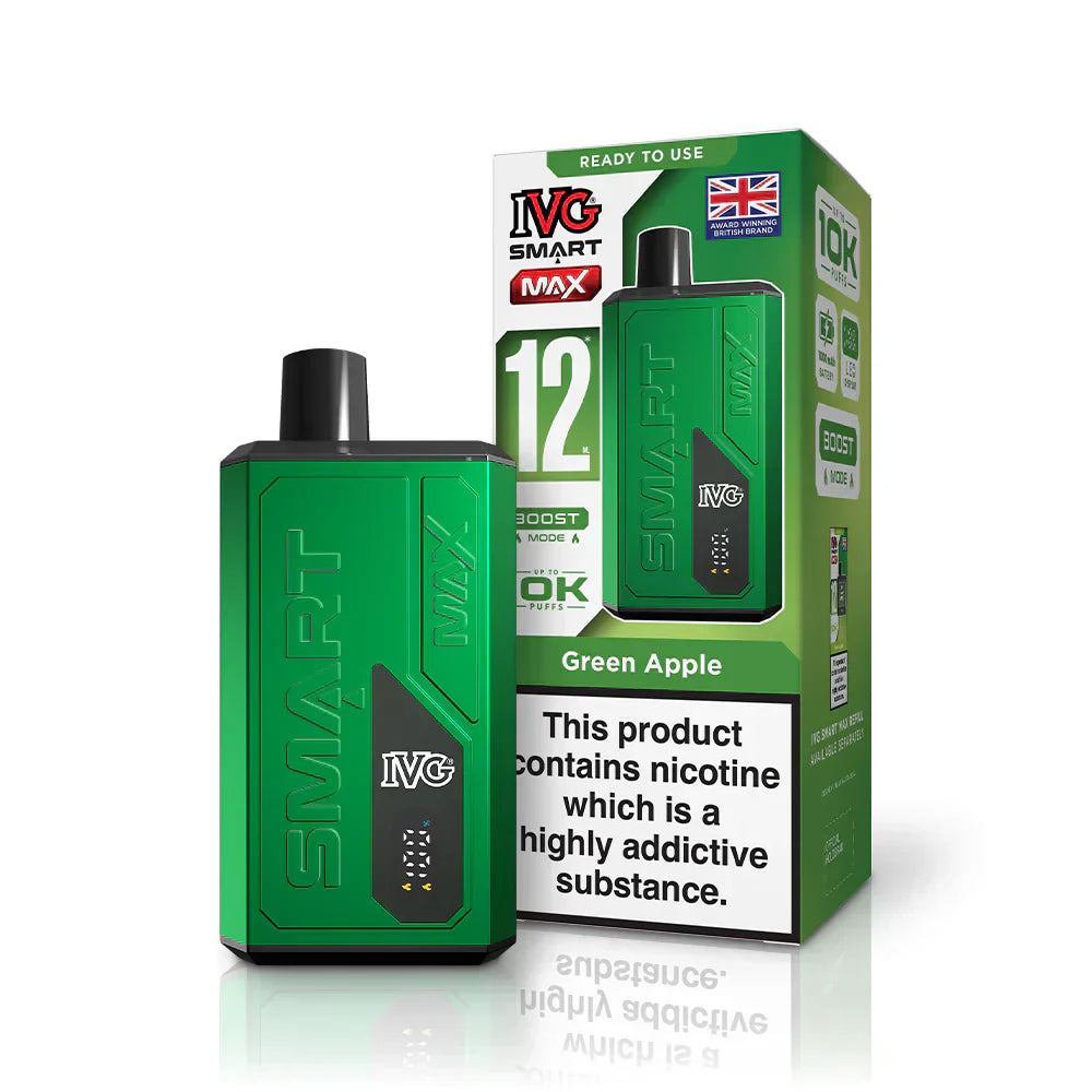 IVG Smart Max 10K Kit (Box of 5) - Green Apple
