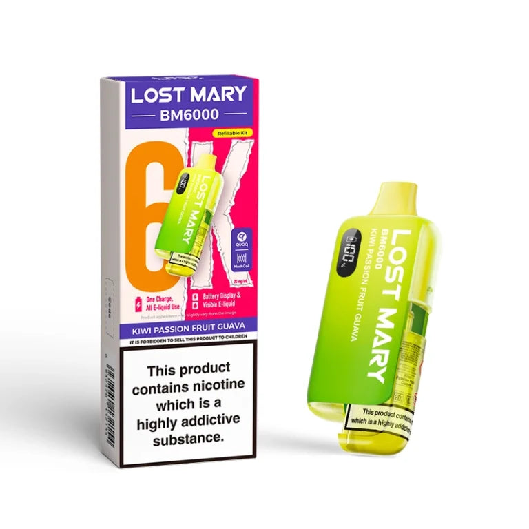 Lost Mary BM6000 Prefilled Vape Kit Box of 5