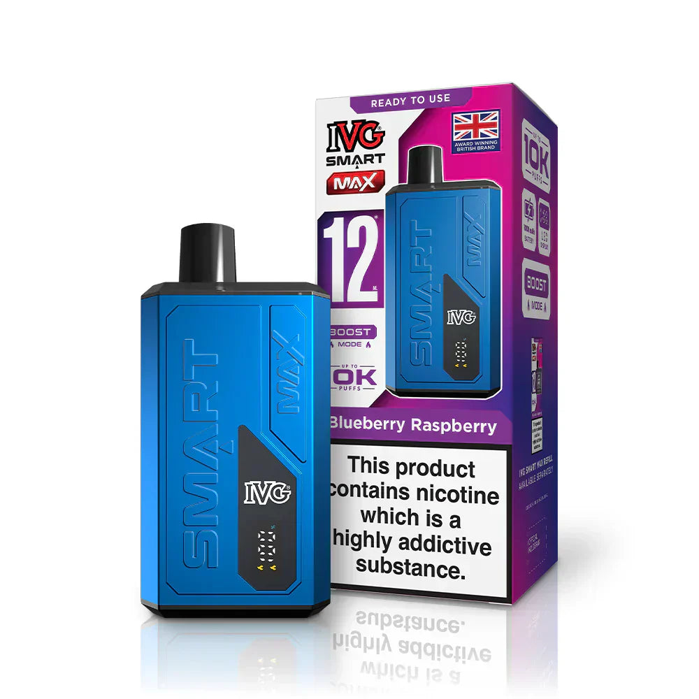 IVG Smart Max 10K Kit (Box of 5) - Blueberry Raspberry
