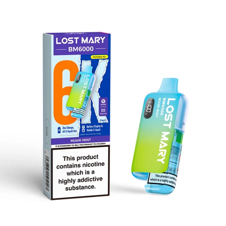 Lost Mary BM6000 Prefilled Vape Kit Box of 5