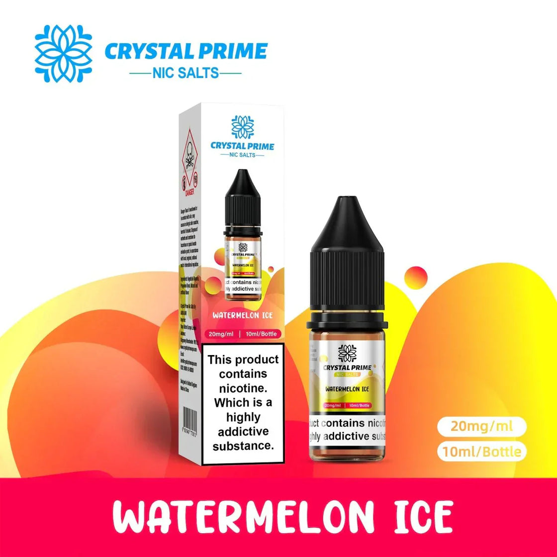 Crystal Prime Nic Salts Box of 10