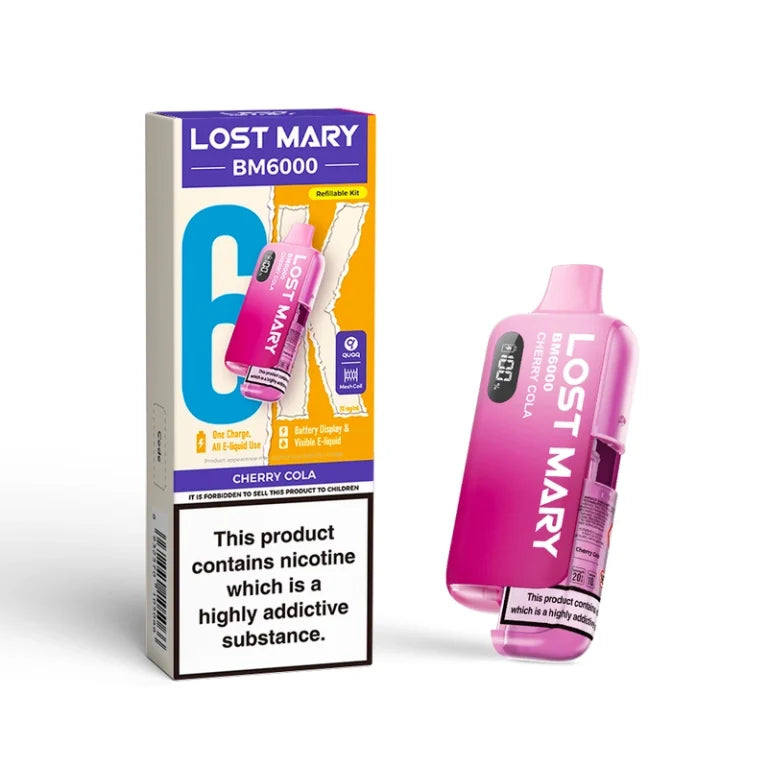 Lost Mary BM6000 Prefilled Vape Kit Box of 5