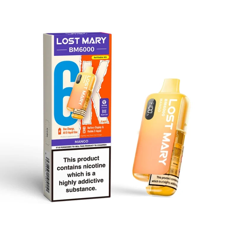Lost Mary BM6000 Prefilled Vape Kit Box of 5