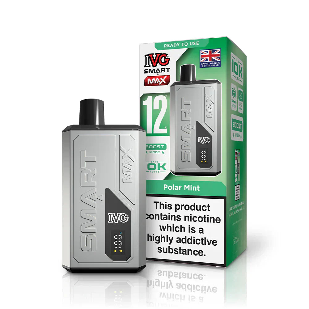 IVG Smart Max 10K Kit (Box of 5) - Polar Mint