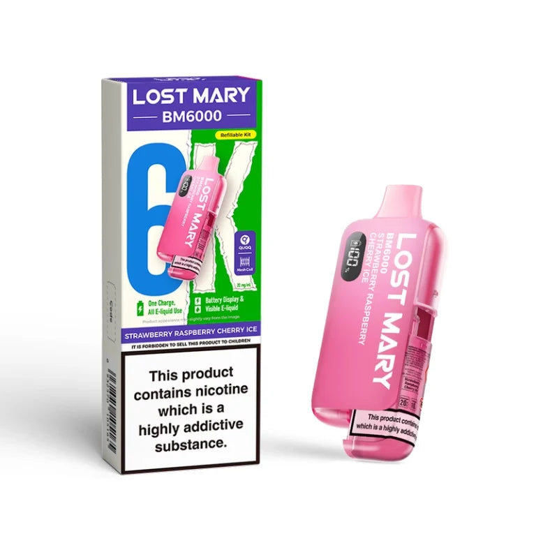 Lost Mary BM6000 Prefilled Vape Kit Box of 5