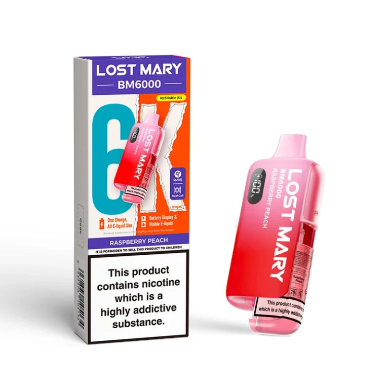 Lost Mary BM6000 Prefilled Vape Kit Box of 5
