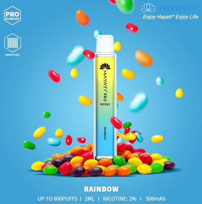 Hayati Mini Pro 600 Disposable Vape Puff Bar Pod Box of 10 - #Simbavapeswholesale#