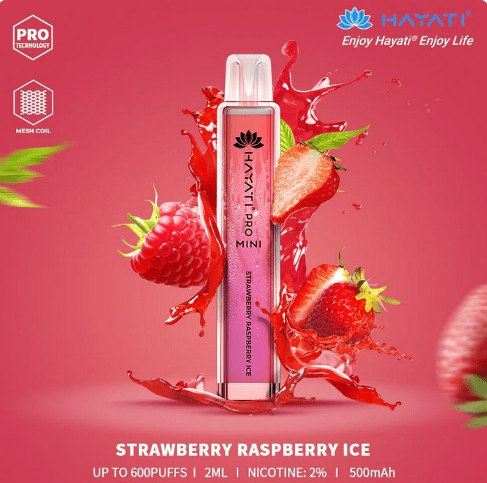 Hayati Mini Pro 600 Disposable Vape Box of 10
