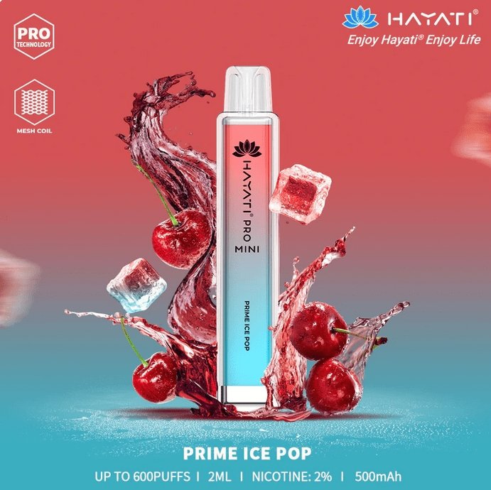 Hayati Mini Pro 600 Disposable Vape Puff Bar Pod Box of 10 - #Simbavapeswholesale#