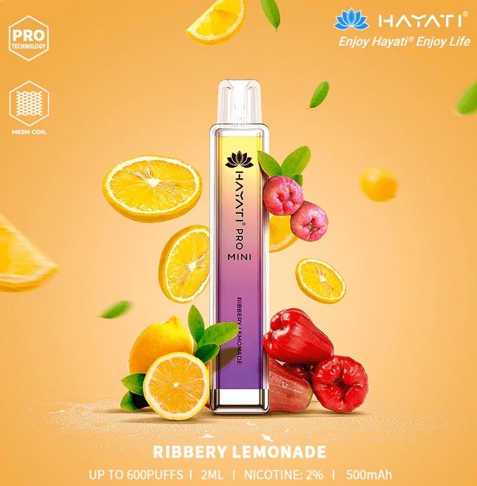 Hayati Mini Pro 600 Disposable Vape Puff Bar Pod Box of 10 - #Simbavapeswholesale#