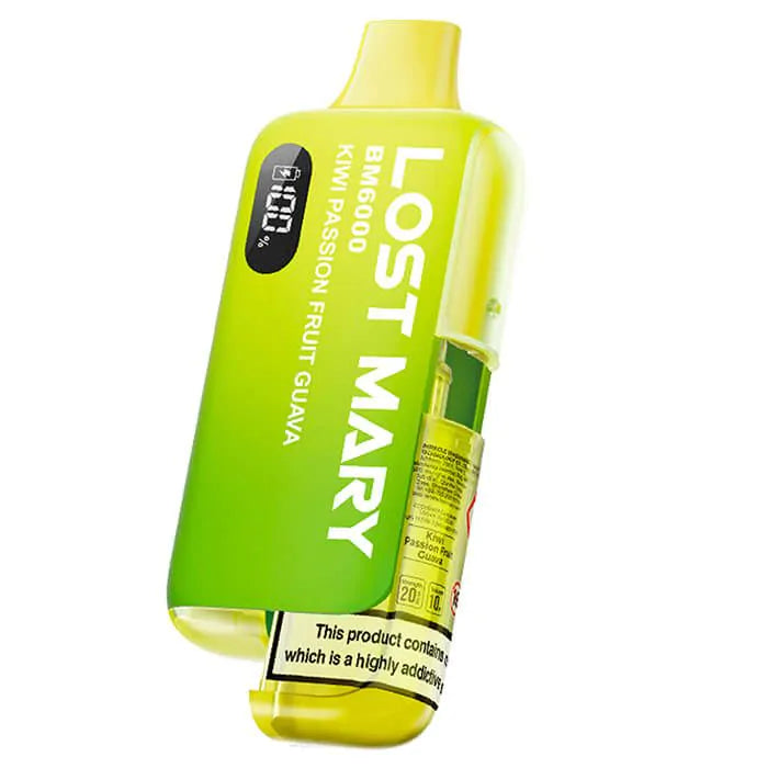 Lost Mary BM6000 Kit (Box of 5) - Kiwi Passion Fruit Guava